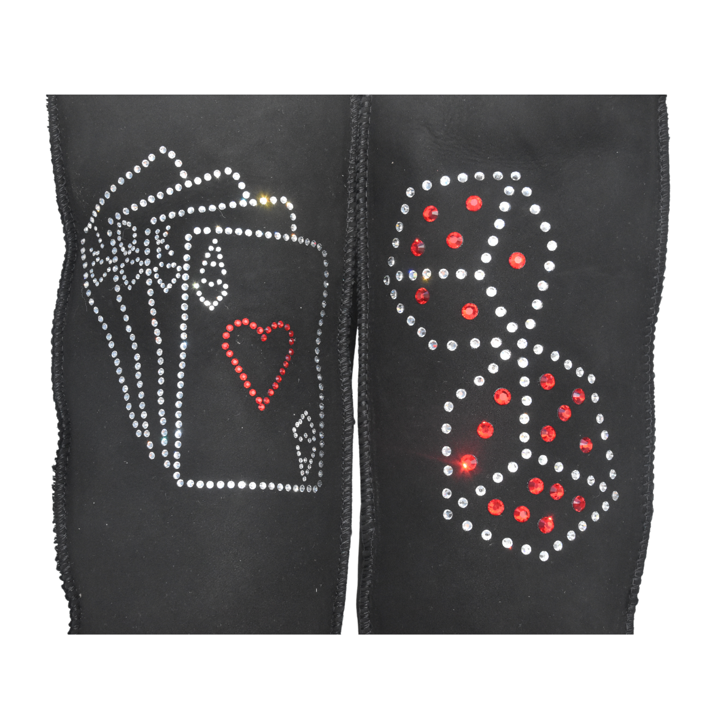 CLEARANCE CLASSIC TALL BOOTS (with Swarovski 'Dice & Cards' design) - AU WOMEN'S 7 | MEN'S 6