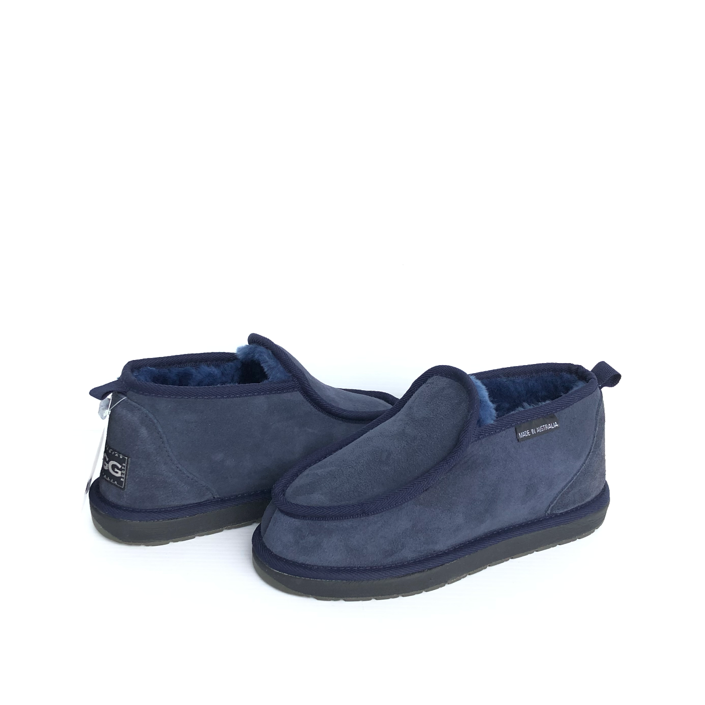 Mini navy alpine short ugg boot slippers