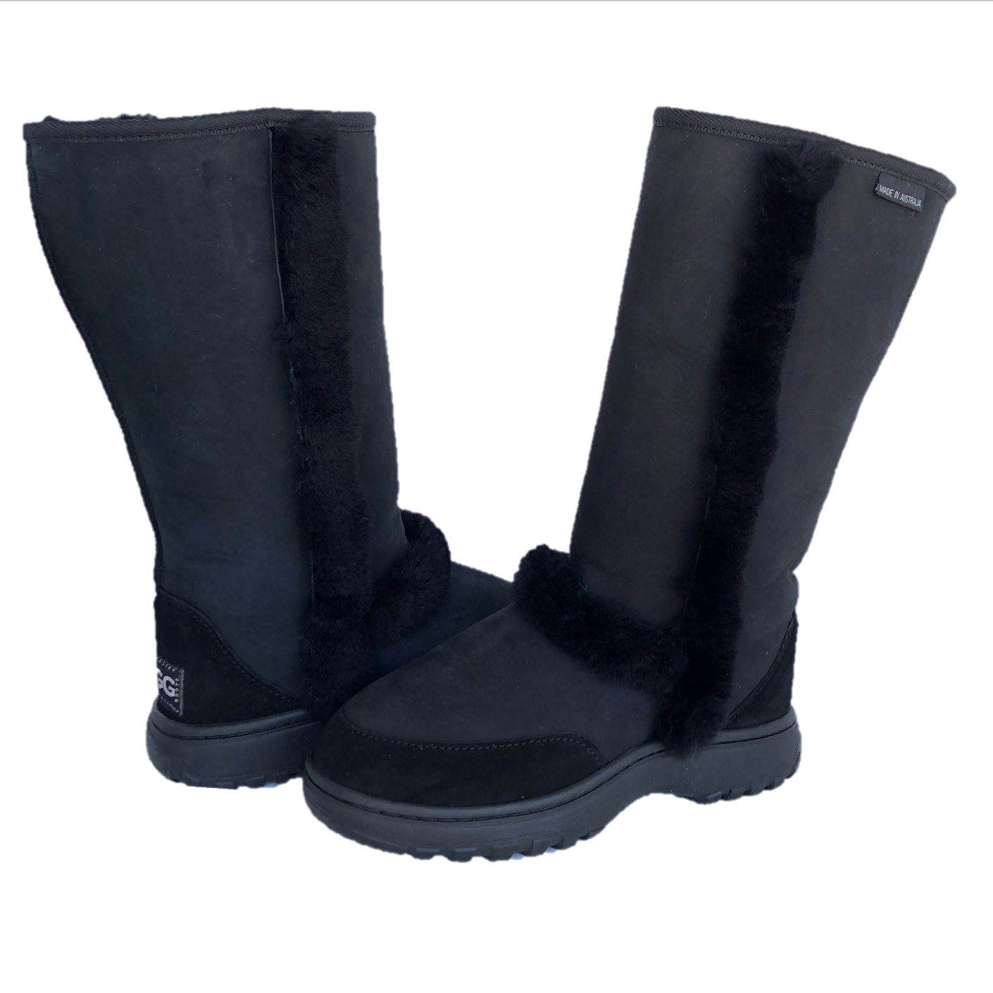 CLEARANCE OUTDOOR MOONLIGHT TALL BOOTS BLACK - AU WOMEN'S 8 | MEN'S 7