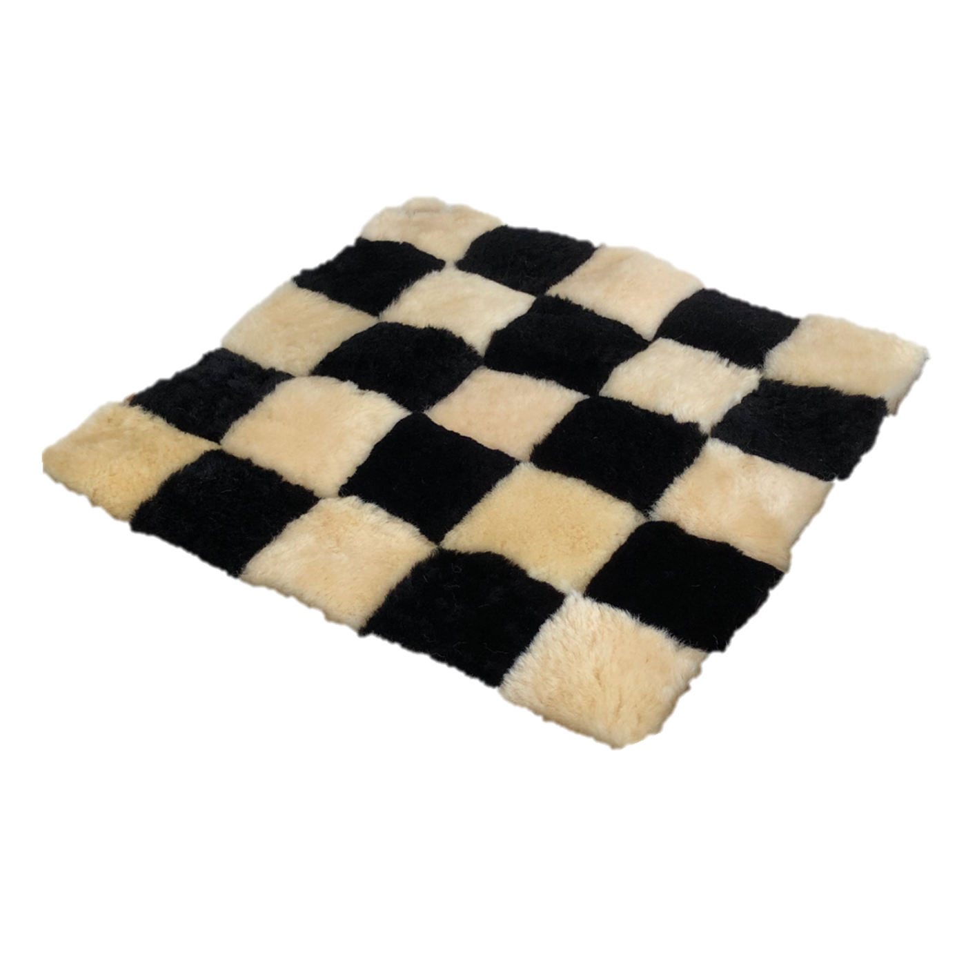 CHECKERBOARD SHEEPSKIN MATS