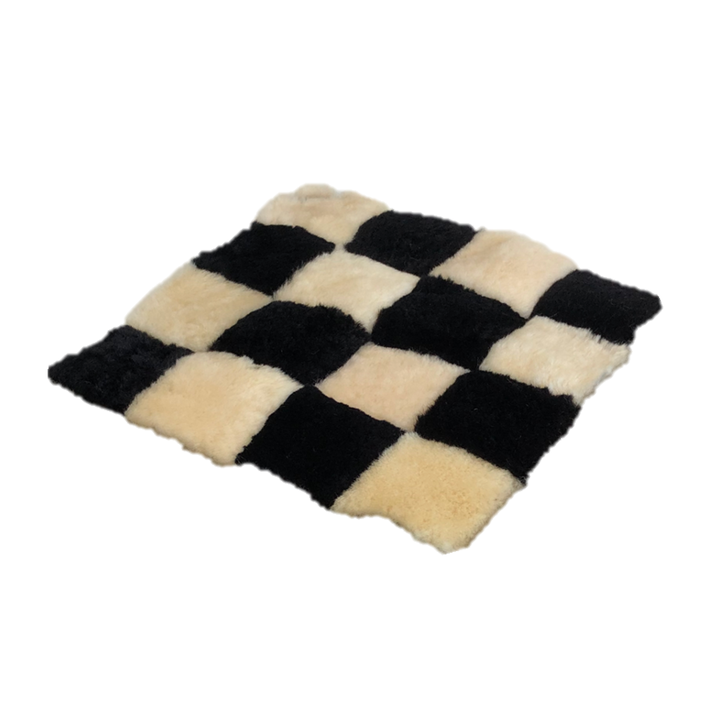 CHECKERBOARD SHEEPSKIN MATS