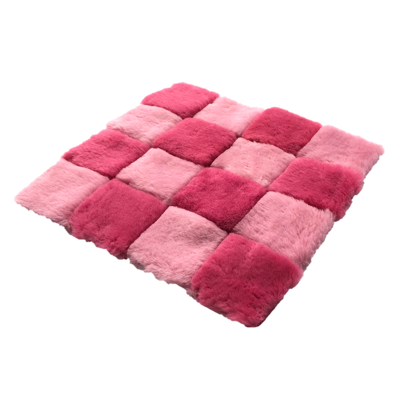 CHECKERBOARD SHEEPSKIN MATS