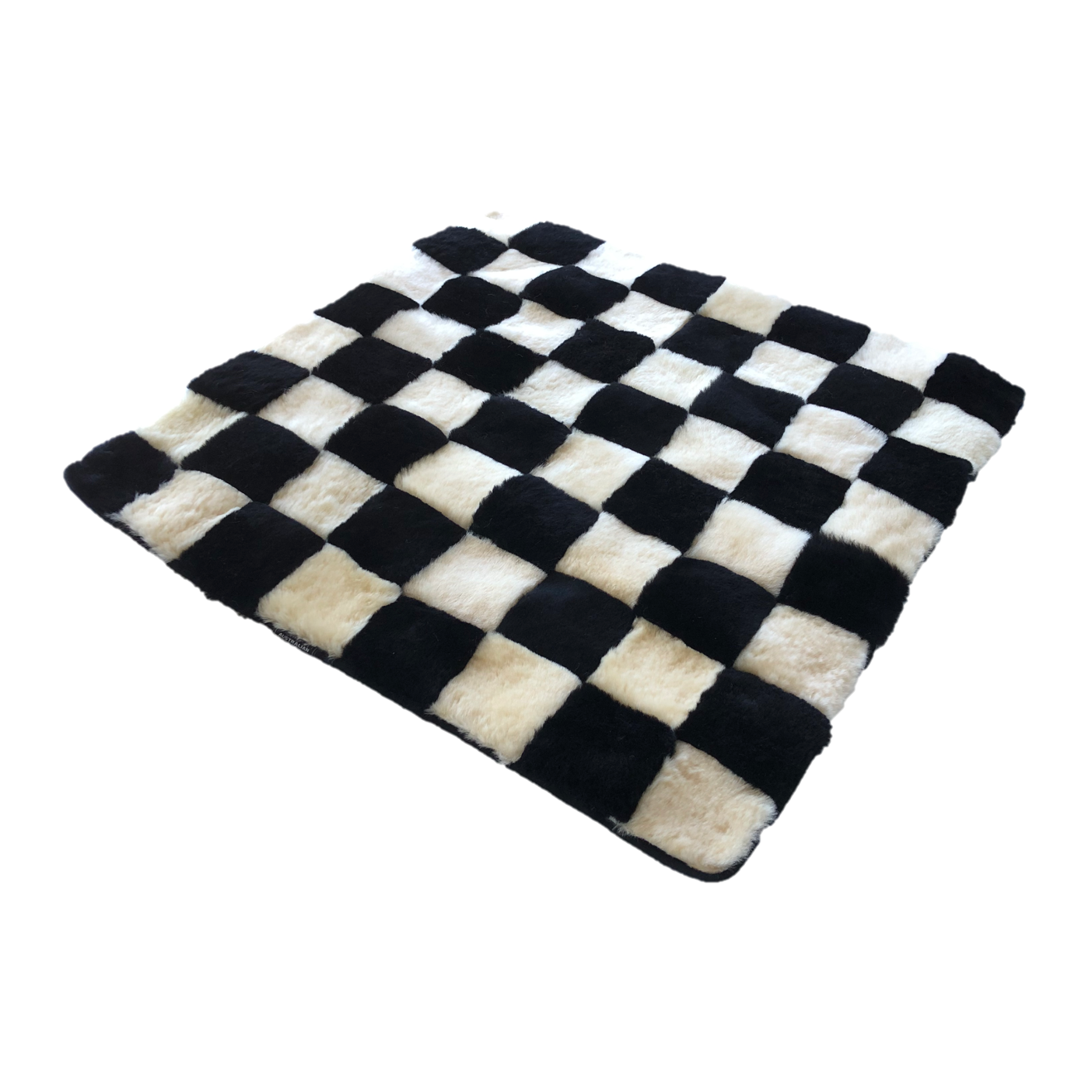 CHECKERBOARD SHEEPSKIN MATS