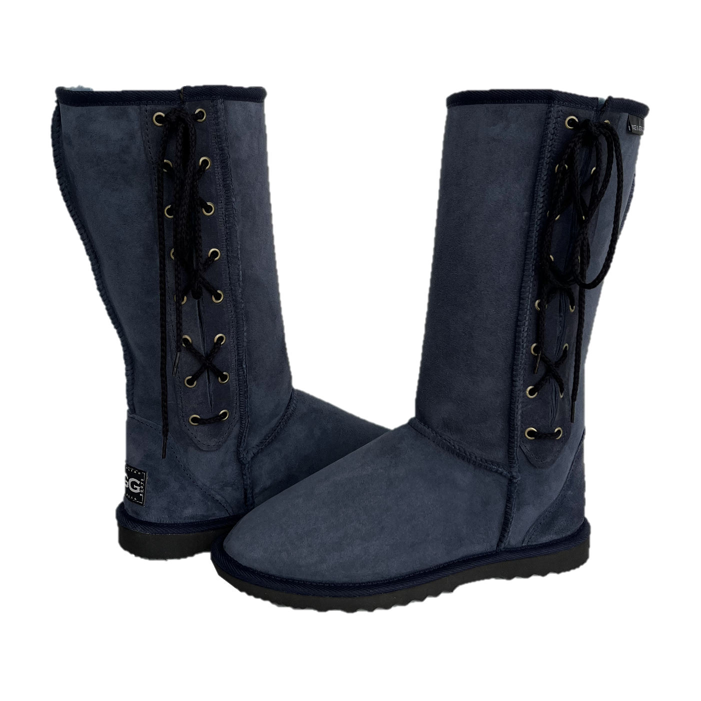 MEN'S LACE UP TALL BOOTS