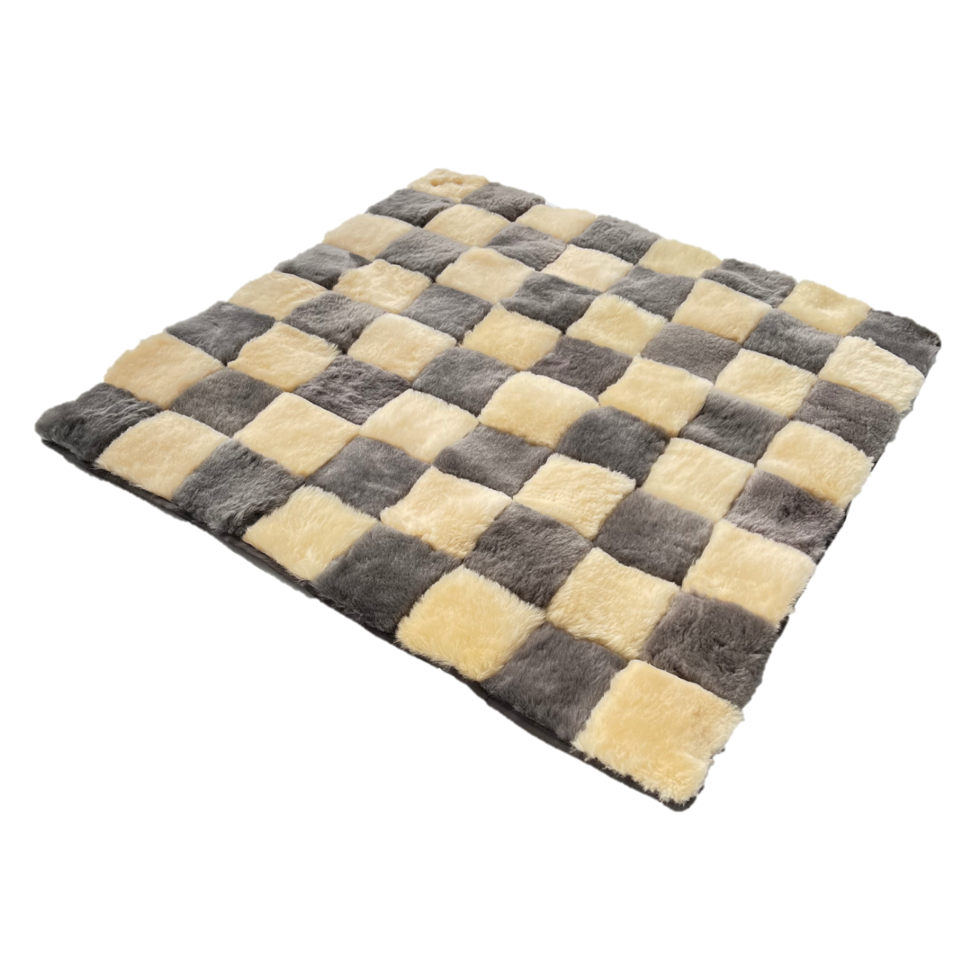 CHECKERBOARD SHEEPSKIN MATS