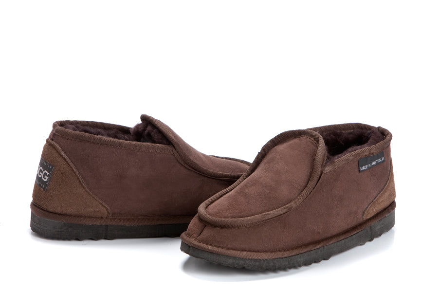 CLEARANCE MINI ALPINE SLIPPERS CHOCOLATE - AU WOMEN'S 8 | MEN'S 7