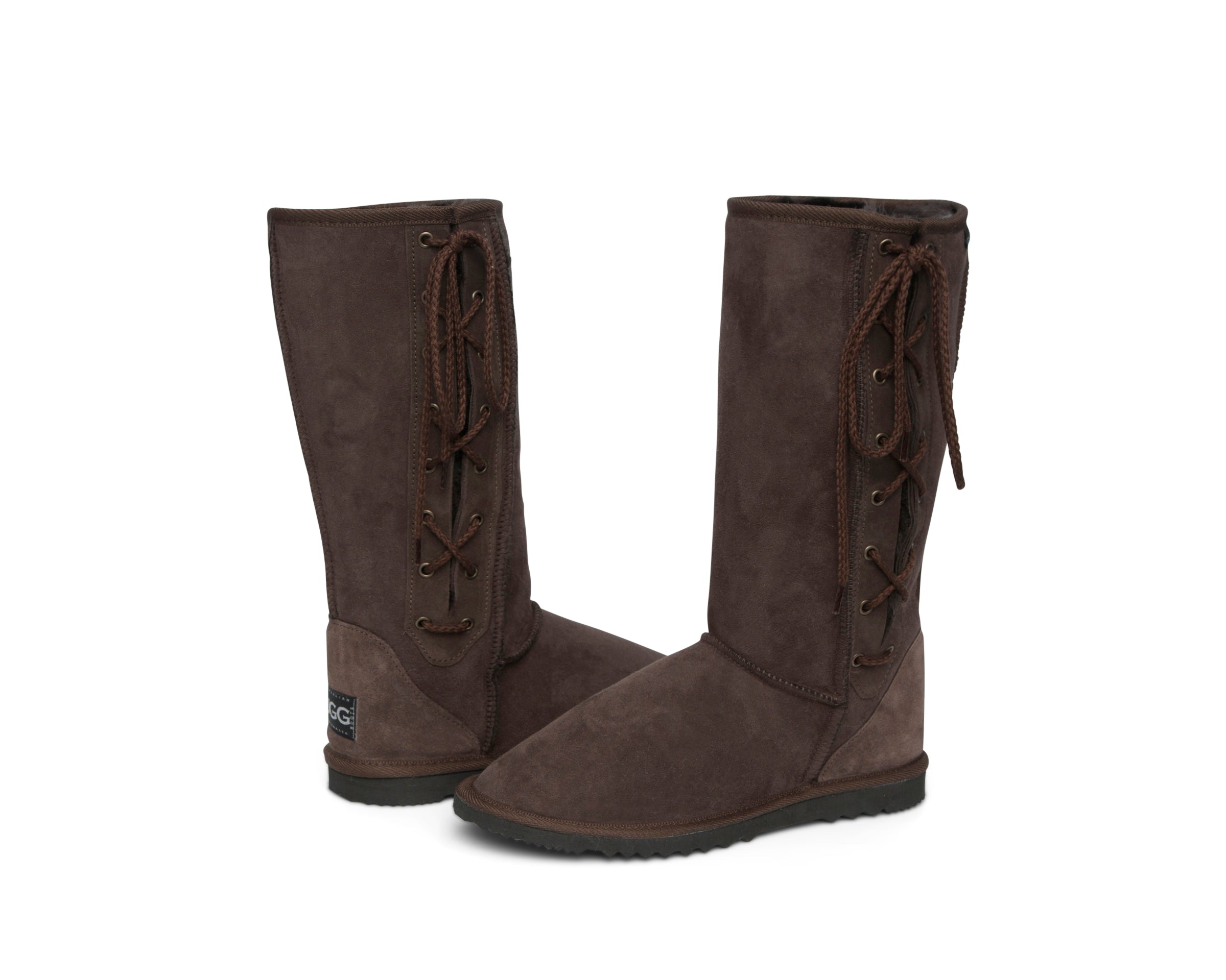 MEN'S LACE UP TALL BOOTS