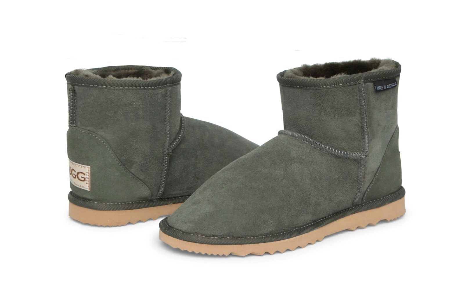 Ultra Short Ugg Boots in Camo Green