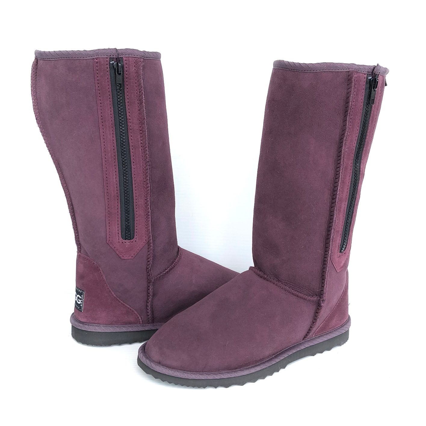 Raisin coloured Women's Breezer Tall Boots in size Women's AU76