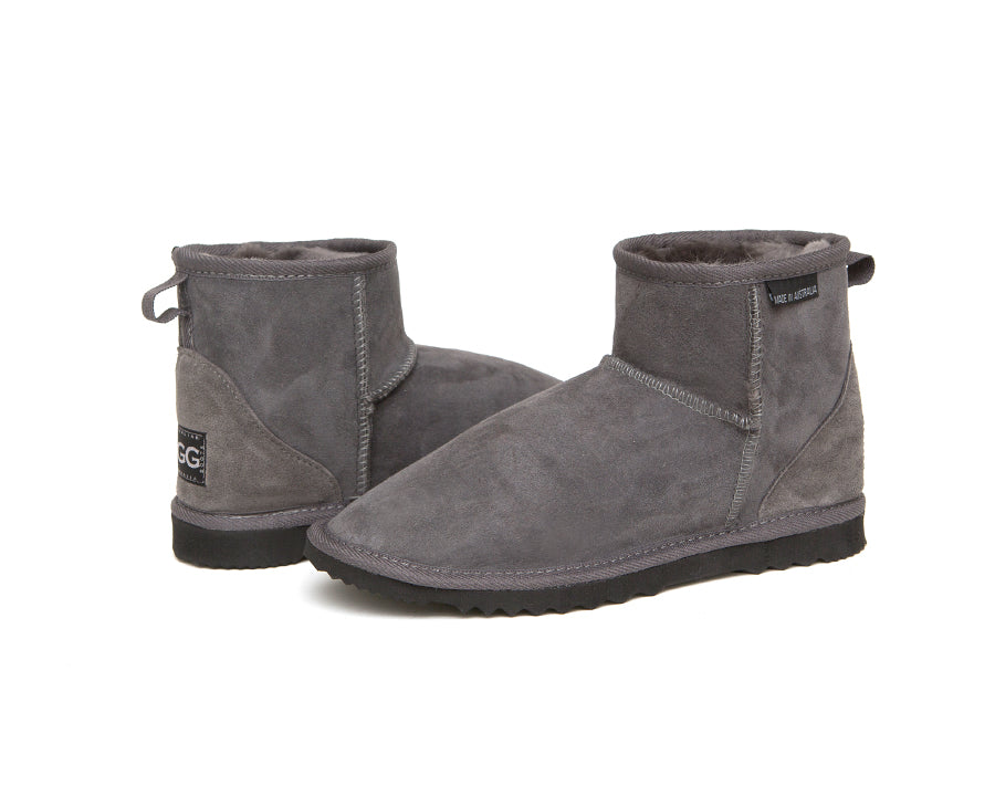 Women's Australian Made Mini Ugg Boots in grey