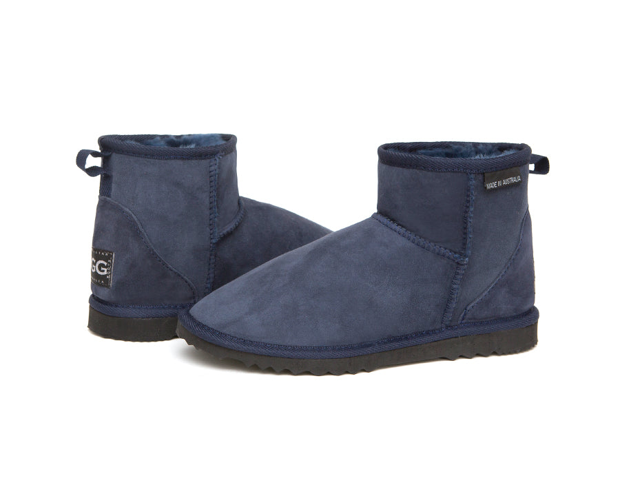 Women's Australian Made Mini Ugg Boots in navy