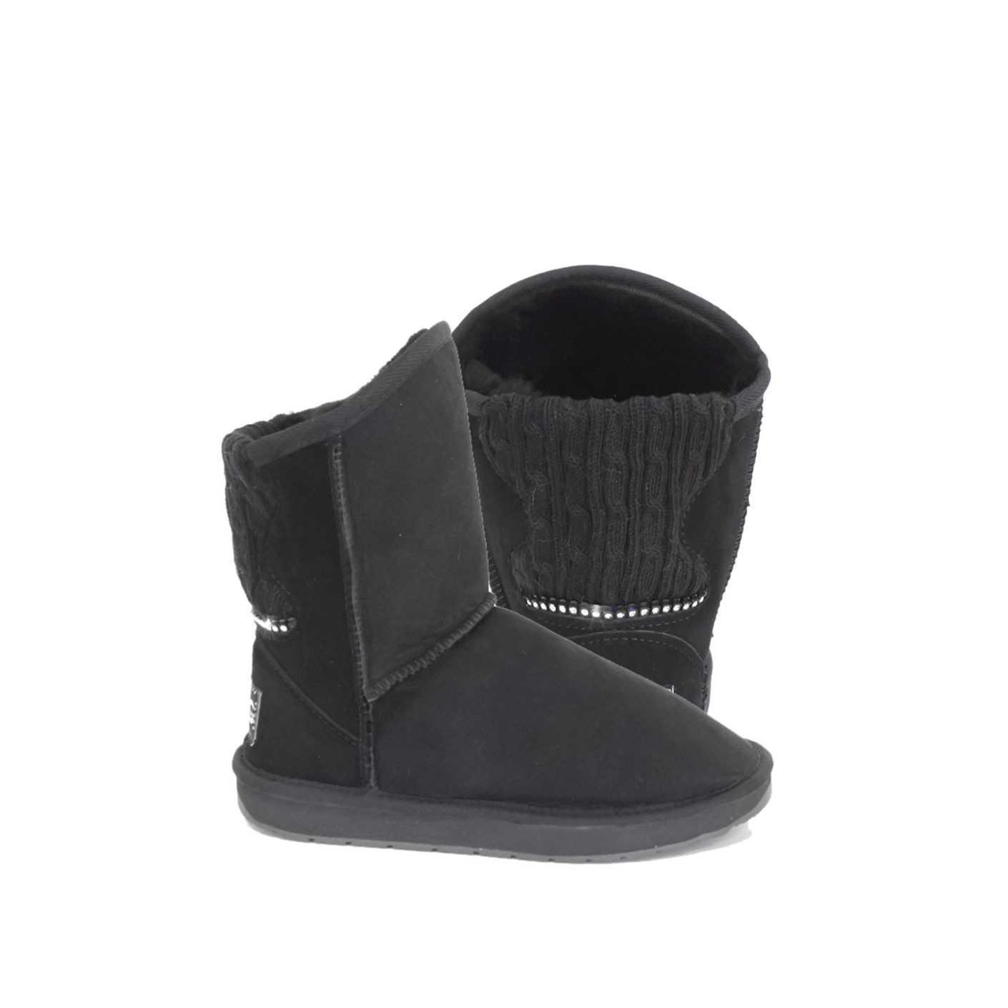 WOMEN'S JERSEY BLING BOOTS