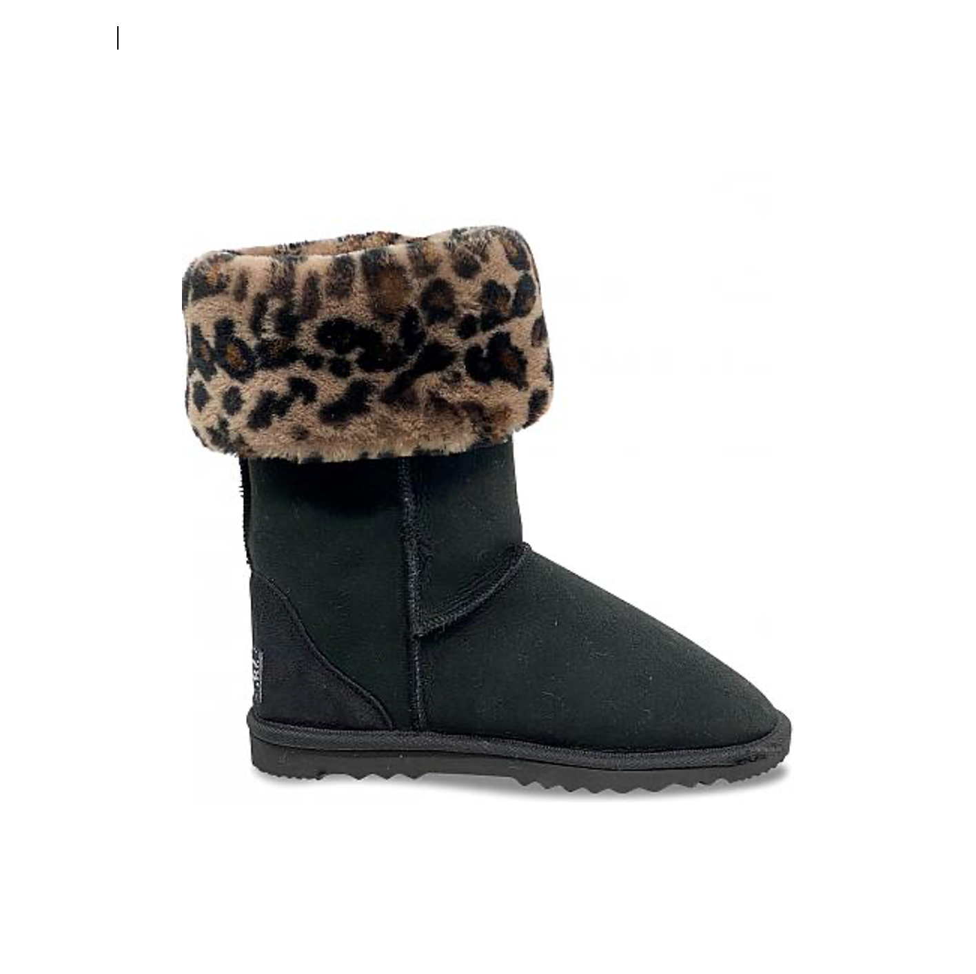 WOMEN'S LEOPARD CUFF BOOTS