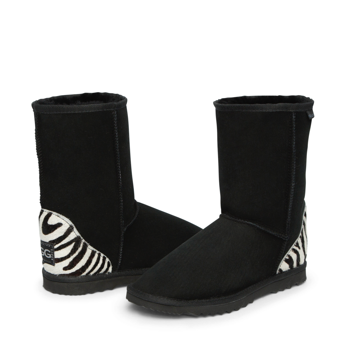 WOMEN'S SAFARI ZEBRA BOOTS
