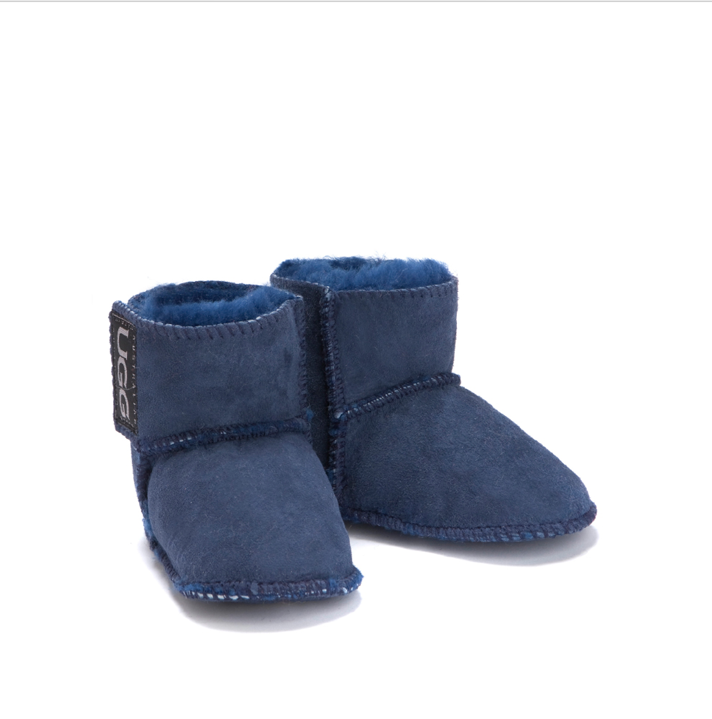 Australian Made Uggs for Baby. New Born Baby gifts - Navy Blue.