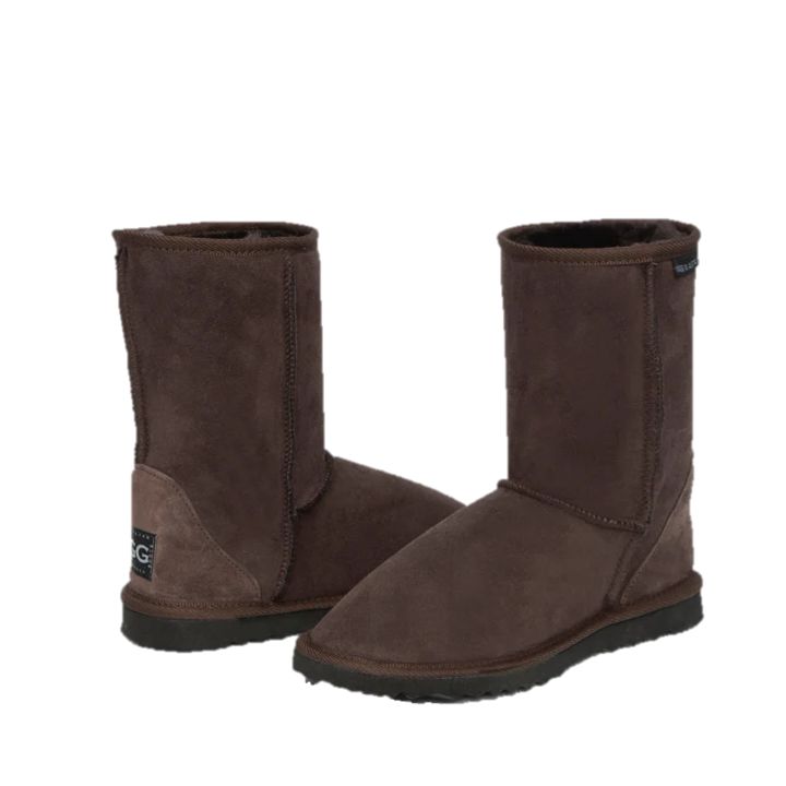 CLEARANCE SHORT DELUXE BOOTS CHOCOLATE - AU Women's 11 | AU Men's 10