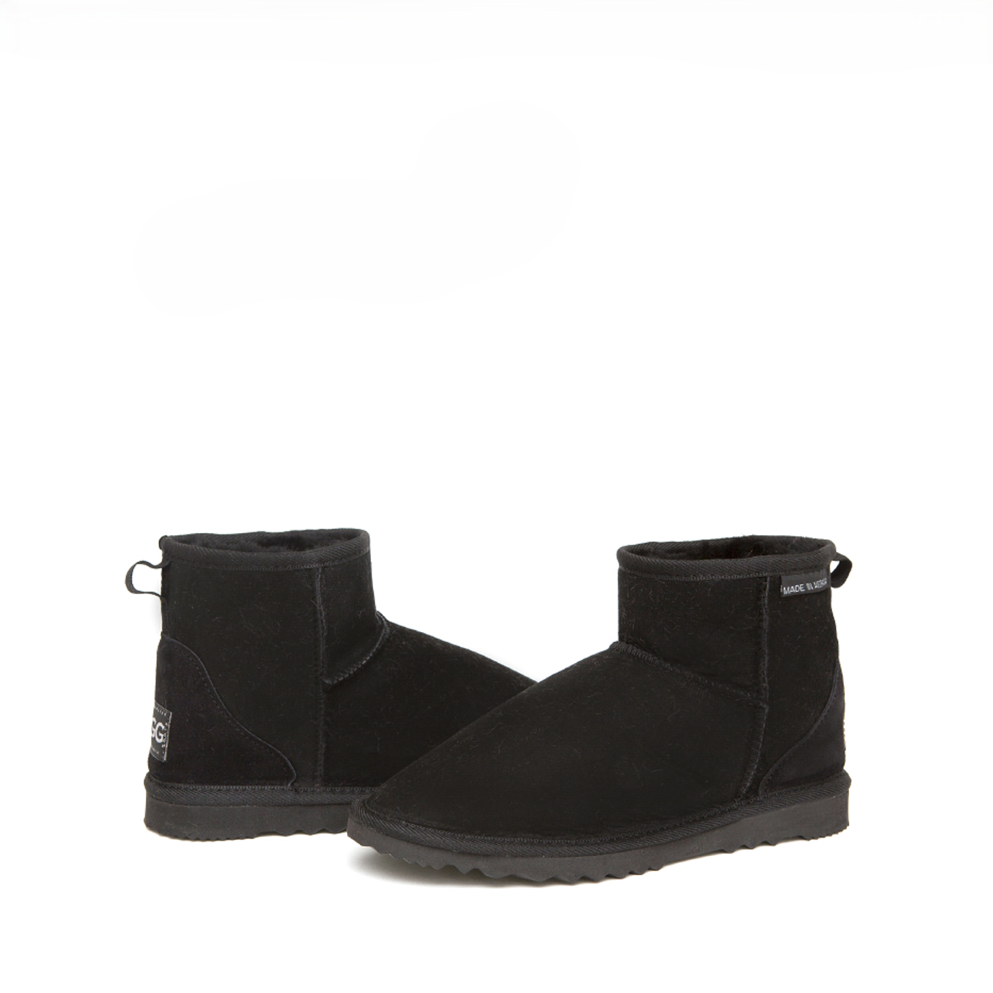 Men's Australian Made Mini Ugg Boots in black