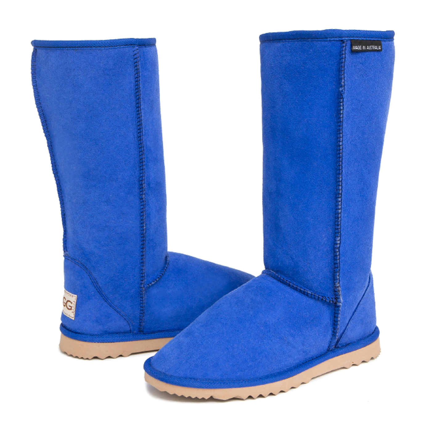 Electric Blue Carnival Boots