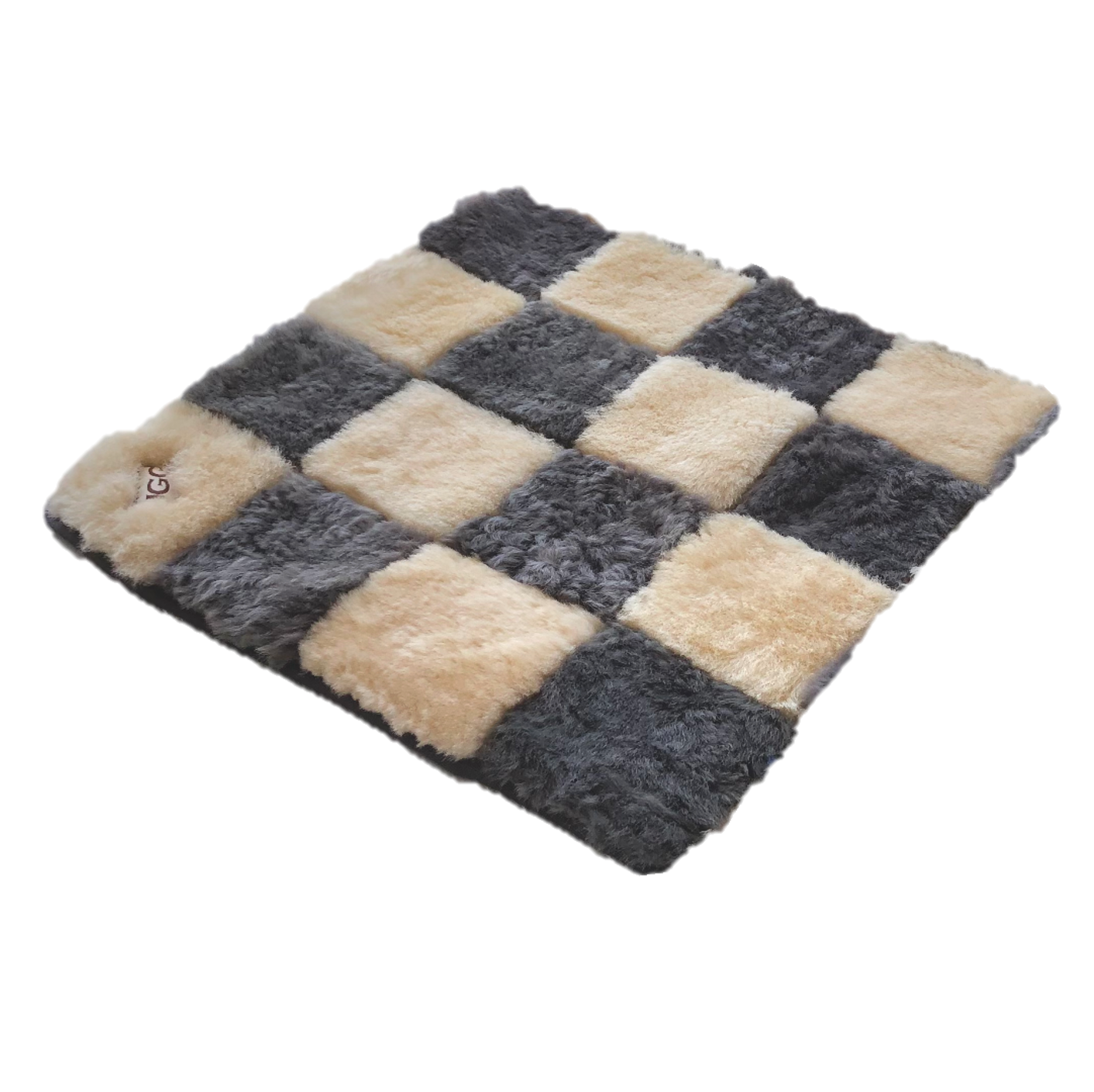 CHECKERBOARD SHEEPSKIN MATS