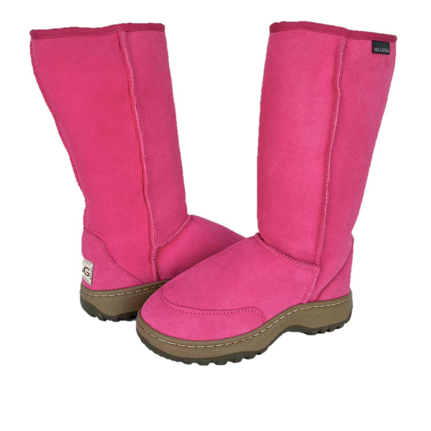 CLEARANCE OUTDOOR TALL BOOTS BRIGHT ROSE - AU WOMEN'S 6 | MEN'S 5