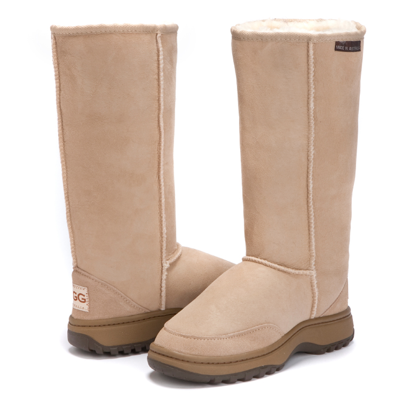 Men's Australian Made Outdoor Tall Ugg Boots in sand
