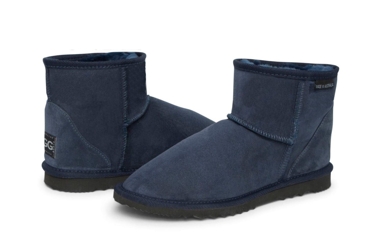 Ultra Short Ugg Boots in navy blue