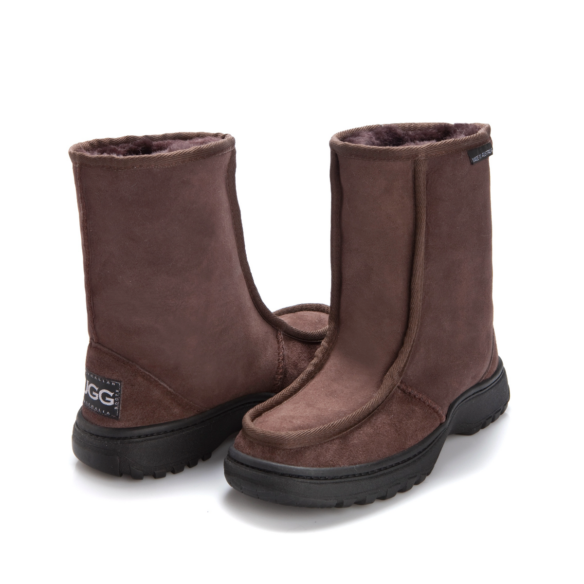 UGG Australia Leather & Suede‎ Mid-Calf Boots – Size 12 Men Classic Ultra Chestnut | Mens – Sheepskins Downunder main image 3