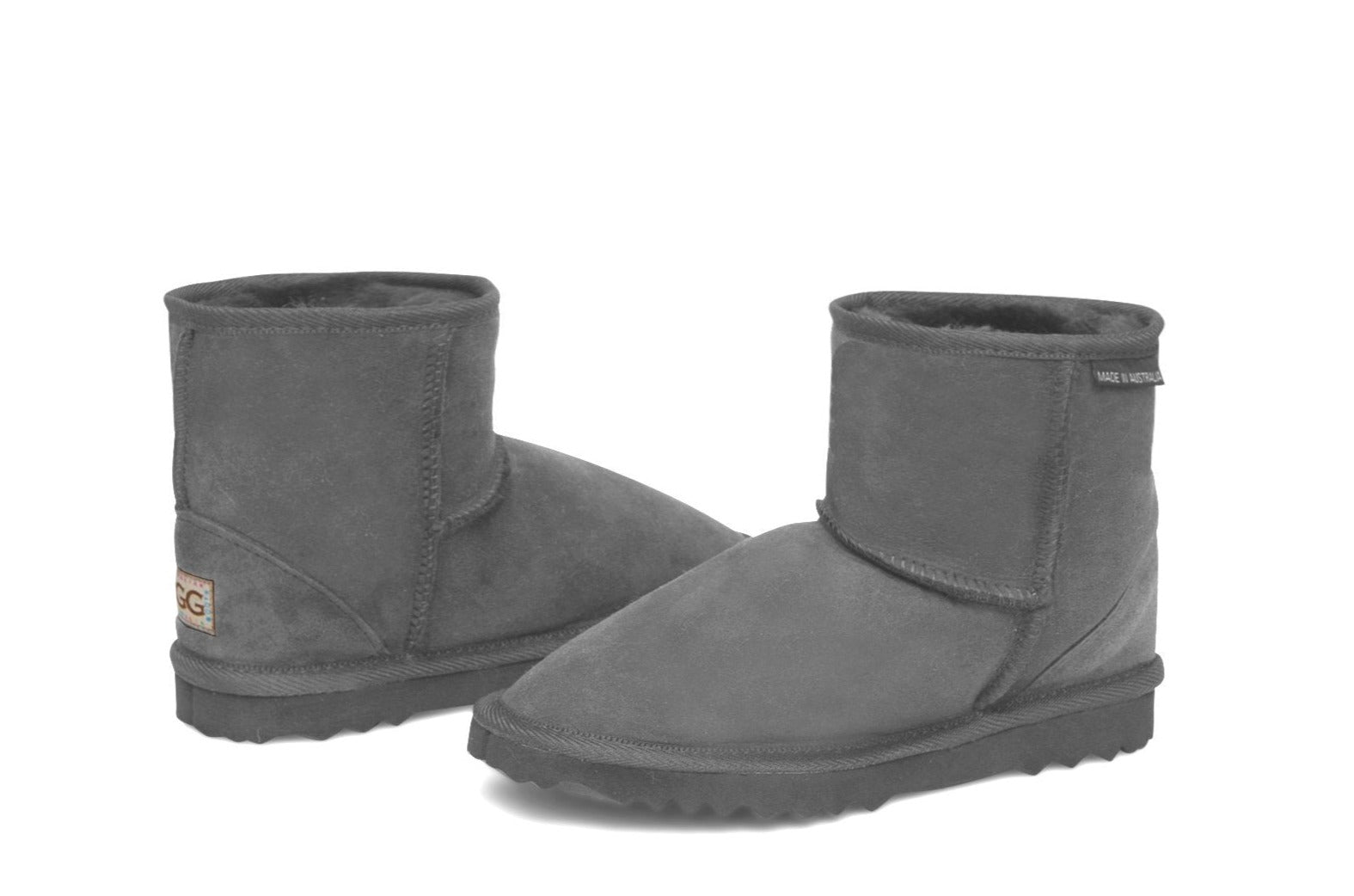 Kid's ultra short boots in grey