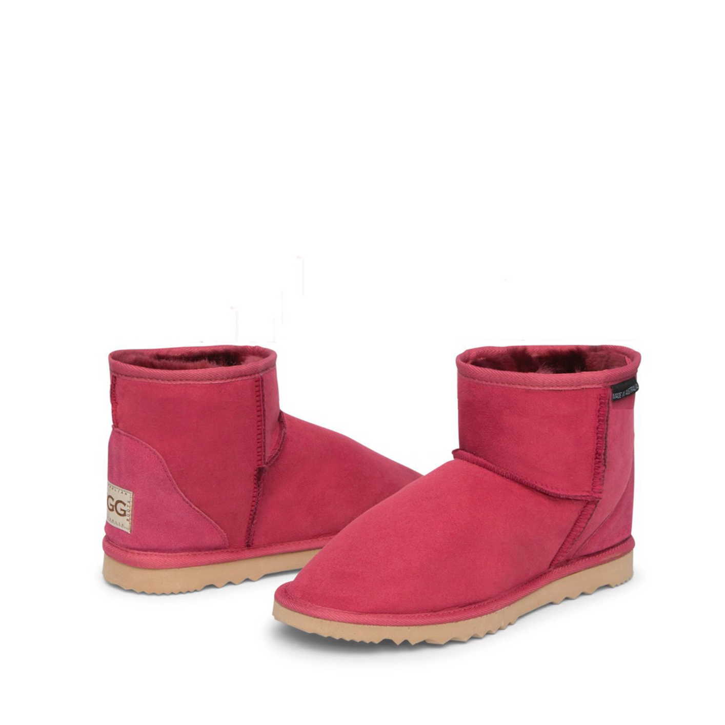 Ultra Short Ugg Boots in Burgundy