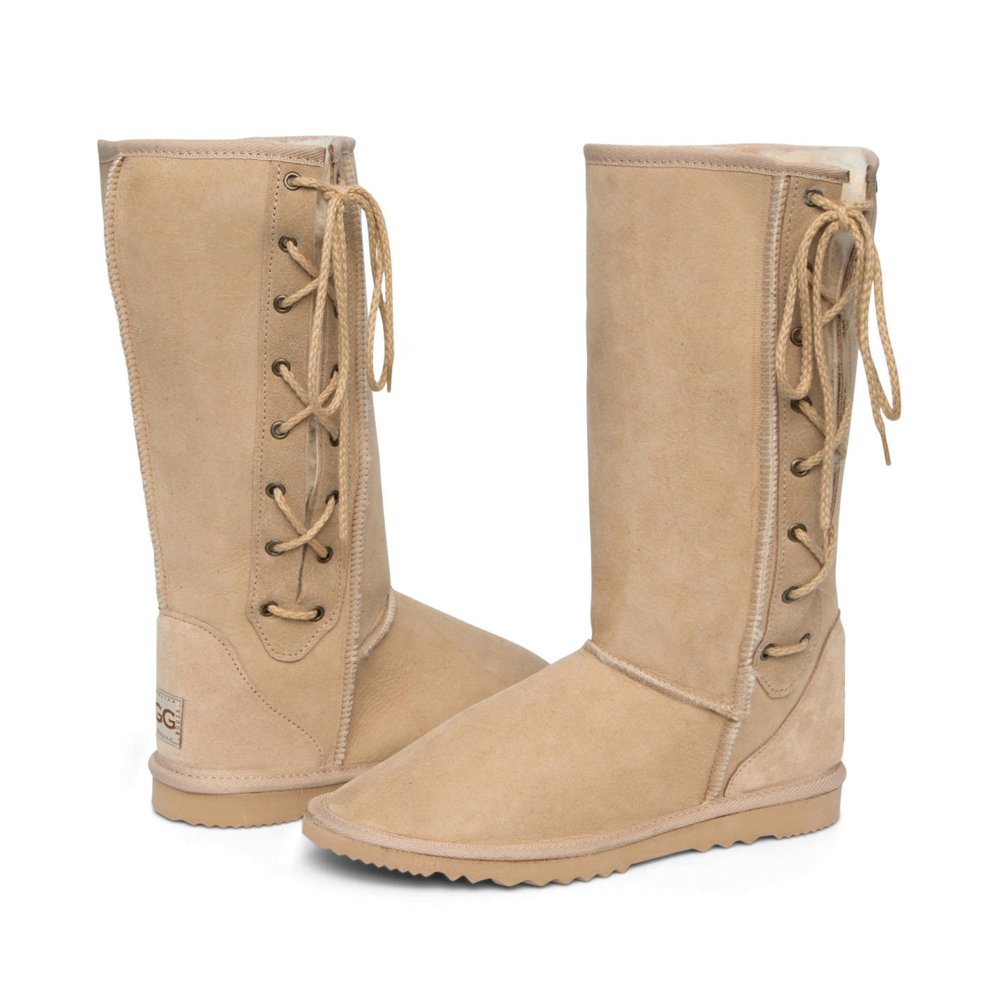 Womens tie 2025 up uggs