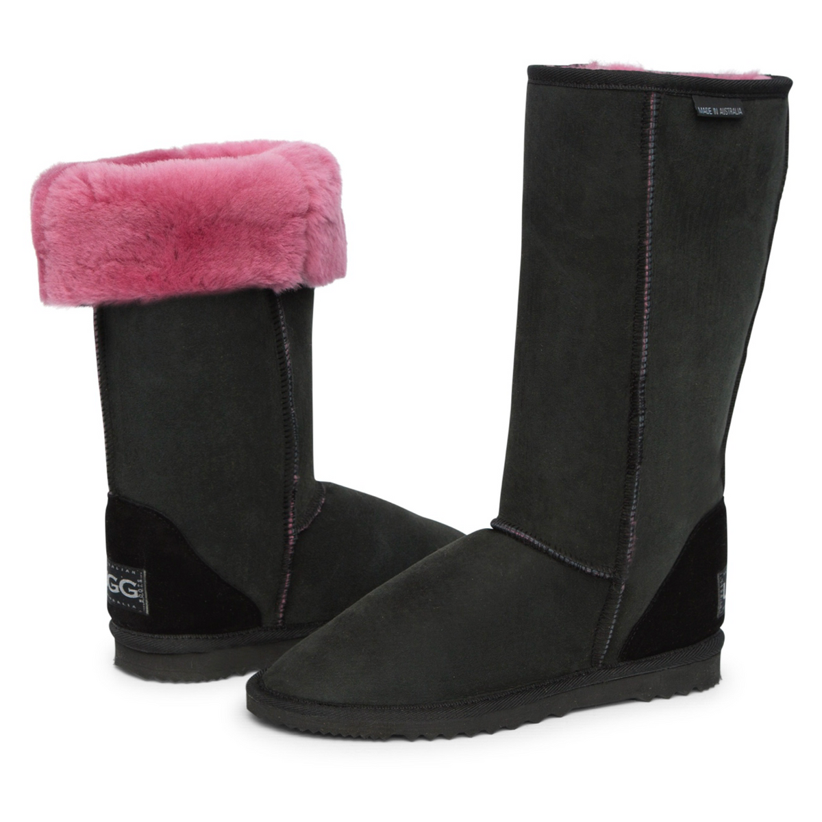 Pink tall uggs hotsell
