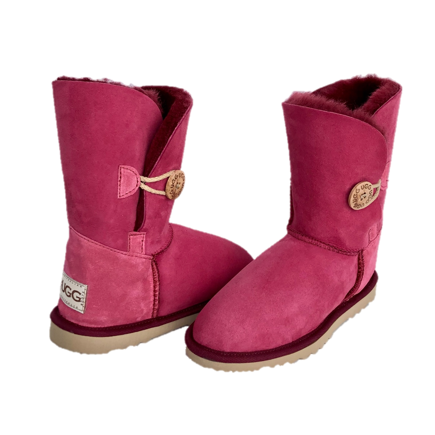 Girls bailey button best sale uggs