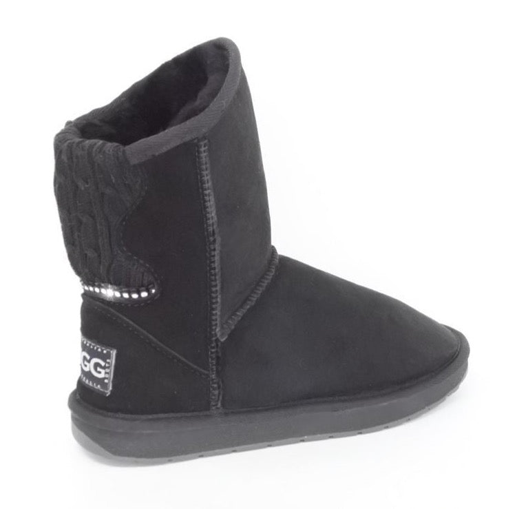 WOMEN'S JERSEY BLING BOOTS
